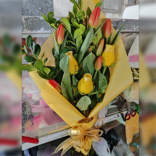 Ramo de tulipanes
