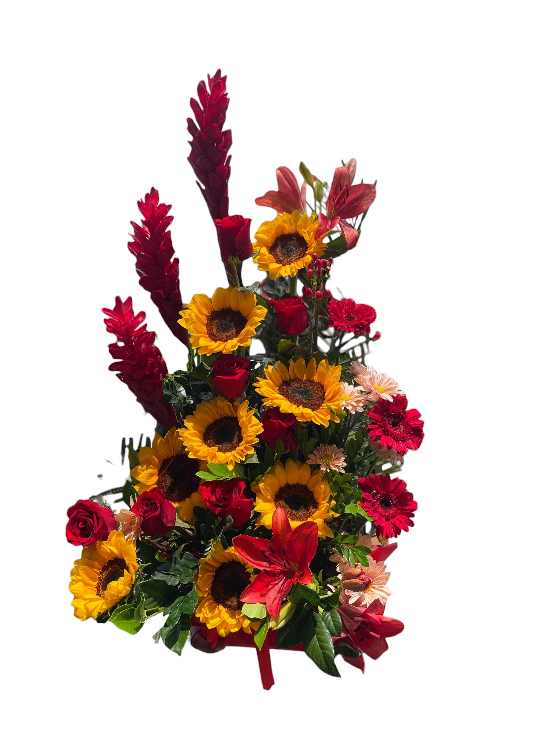 Arreglo Floral Girasoles y Gerberas
