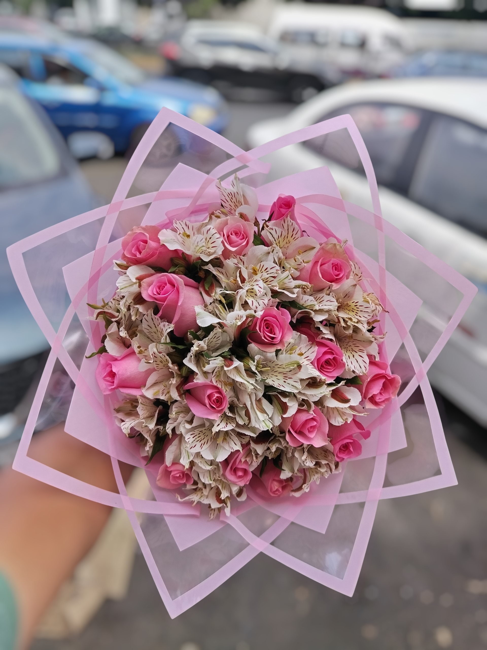 Ramo con Rosas rosadas