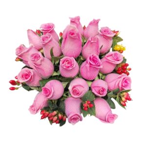 Alternative view of Box de rosas rasadas
