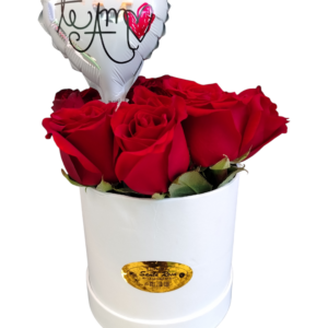 Box de rosas rojas